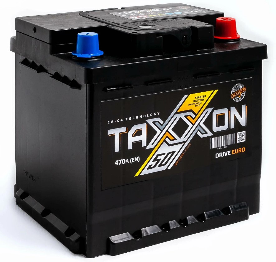 Аккумулятор TAXXON DRIVE EURO 50ah обратная полярность